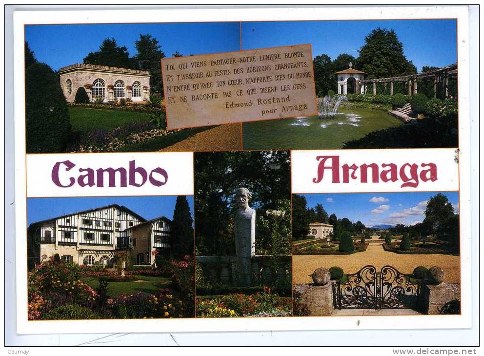 Cambo Les Bains - Arnaga Demeure D'Edmond Rostand - Multivues - Cambo-les-Bains