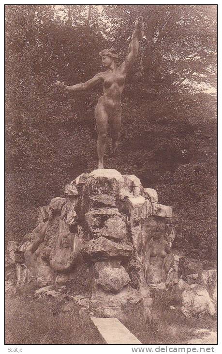 Mariemont,  Royaume De Belgique -  Parc De Mariemont. / La Source" Et Fragments Des Passions Humaines De Jef Lambeaux - Morlanwelz