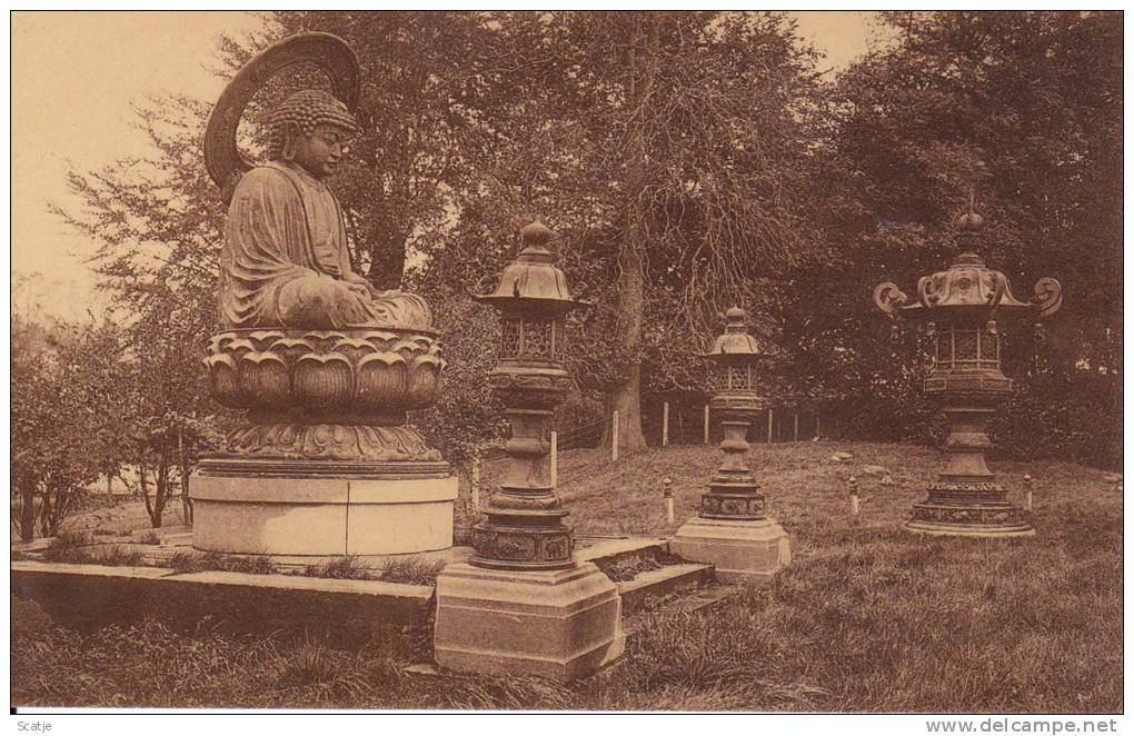 Mariemont,  Royaume De Belgique -  Parc De Mariemont -  Lanterres Et Bouddha Japonais - Morlanwelz