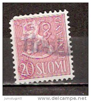 Timbre Finlande Y&T N°  414A. Oblitéré. 2e Choix. Cote 0.15 - Used Stamps