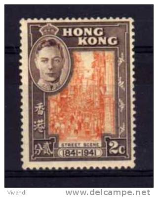 Hong Kong - 1941 - 2 Cents Centenary Of British Occupation - MH - Ungebraucht