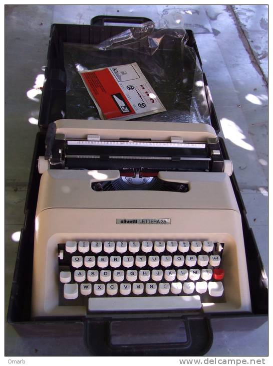 P321 Macchina Da Scrivere Olivetti Lettera 35, Nuova, Vintage, Scatola Originale E Manuale, Typewriter, Machine à écrire - Other & Unclassified