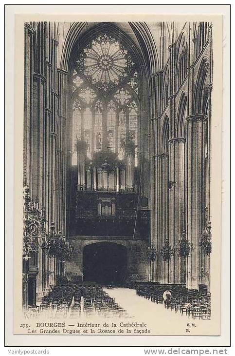 Bourges, Interieur De La Cathedrale - Bourges