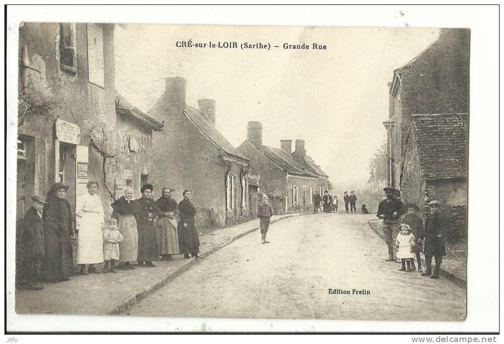 CRE-sur-LOIR  - Sarthe - Grande Rue - Autres & Non Classés