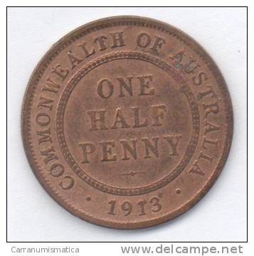AUSTRALIA ONE HALF PENNY 1913 - Penny