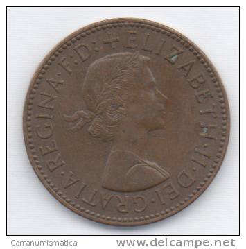 GRAN BRETAGNA HALF PENNY 1959 - C. 1/2 Penny