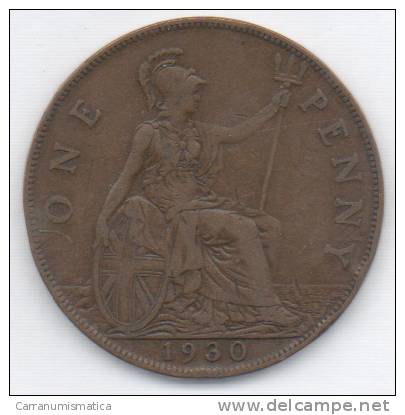 GREAT BRITAIN / GRAN BRETAGNA - GEORGE V - 1 PENNY ( 1930 ) - D. 1 Penny