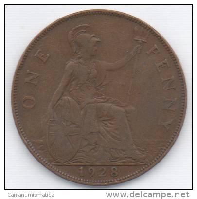 GREAT BRITAIN / GRAN BRETAGNA - GEORGE V - 1 PENNY ( 1928 ) - D. 1 Penny