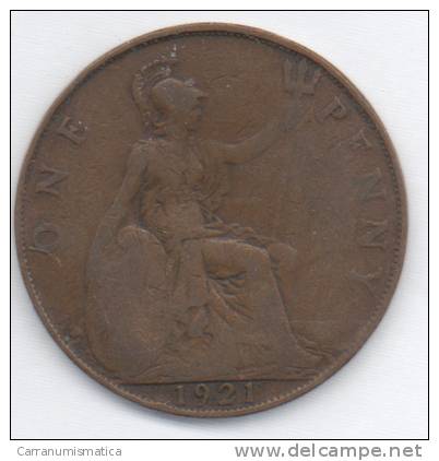 GREAT BRITAIN / GRAN BRETAGNA - GEORGE V - 1 PENNY ( 1921 ) - D. 1 Penny