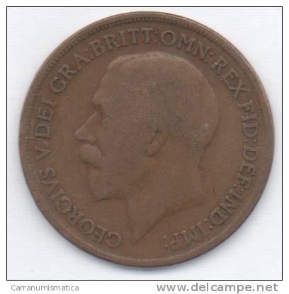 GREAT BRITAIN / GRAN BRETAGNA - GEORGE V - 1 PENNY ( 1914 ) - D. 1 Penny