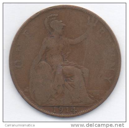 GREAT BRITAIN / GRAN BRETAGNA - GEORGE V - 1 PENNY ( 1914 ) - D. 1 Penny