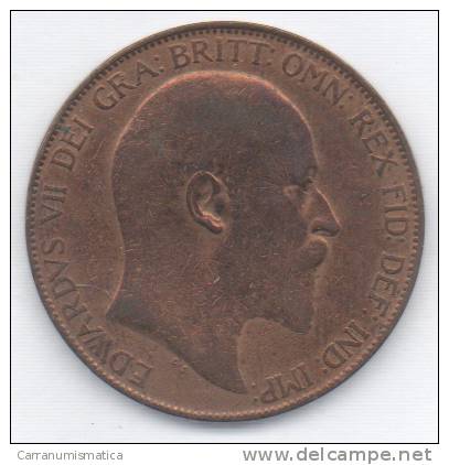 GREAT BRITAIN / GRAN BRETAGNA - EDWARD VII - 1 PENNY ( 1907 ) - D. 1 Penny