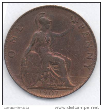 GREAT BRITAIN / GRAN BRETAGNA - EDWARD VII - 1 PENNY ( 1907 ) - D. 1 Penny