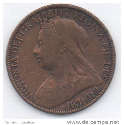 GREAT BRITAIN / GRAN BRETAGNA - QUEEN VICTORIA - 1 PENNY ( 1899 ) - D. 1 Penny
