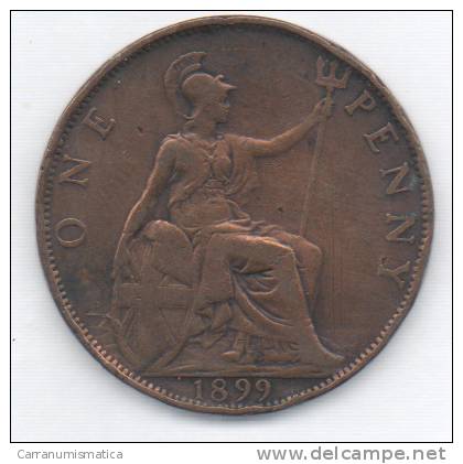 GREAT BRITAIN / GRAN BRETAGNA - QUEEN VICTORIA - 1 PENNY ( 1899 ) - D. 1 Penny