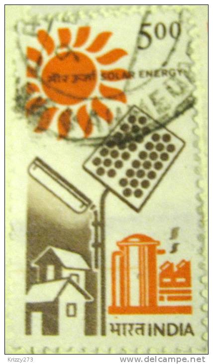 India 1986 Solar Energy 5.00 - Used - Used Stamps