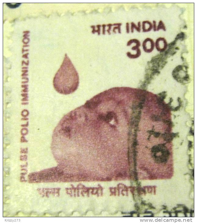 India 1998 Pulse Polio Immunization 3.00 - Used - Oblitérés