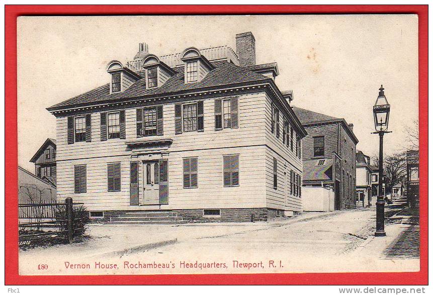CPA: Etats-Unis - Newport (Rhode Island) Vernon House Rochambeau's Headquarters - Newport