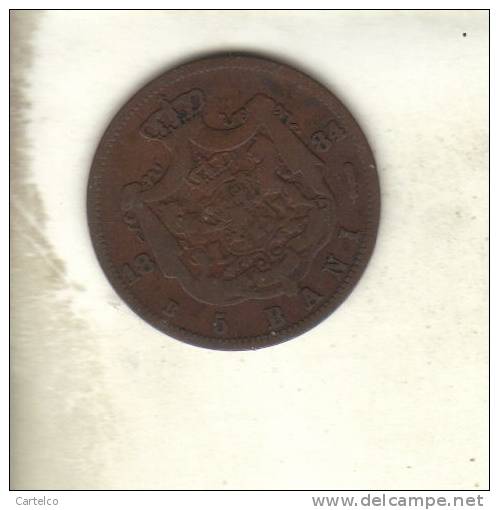 Romania 5 Bani 1884 - Romania