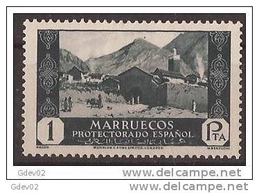 MA143-LB063TCSC.Maroc  Marocco MARRUECOS ESPAÑOL VISTAS Y PAISAJES.1933/5. (Ed 143**) Sin Charnela LUJO RARO - Otros & Sin Clasificación