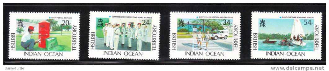 British Indian Ocean Territory BIOT 1991 Government Services MNH - Territorio Britannico Dell'Oceano Indiano