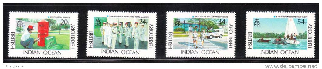 British Indian Ocean Territory BIOT 1991 Government Services MNH - Britisches Territorium Im Indischen Ozean