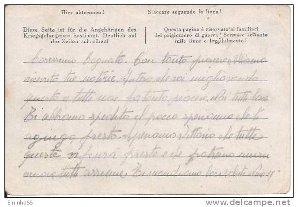 Ww2 Prigionieri Di Guerra - Corrispondenza Da Mel Per La Germania - Prison