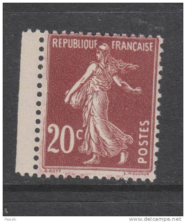 Yvert 139 * Neuf Avec Charnière - 1906-38 Semeuse Camée