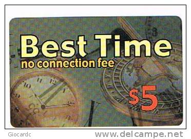 CANADA  -  BEST TIME  (REMOTE) - CLOCK AND SUNDIAL            - USED  - RIF. 421 - Altri & Non Classificati