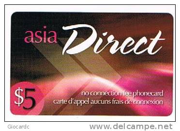 CANADA  -  DIRECT  (REMOTE) - ASIA  - USED  -  RIF. 423 - Kanada