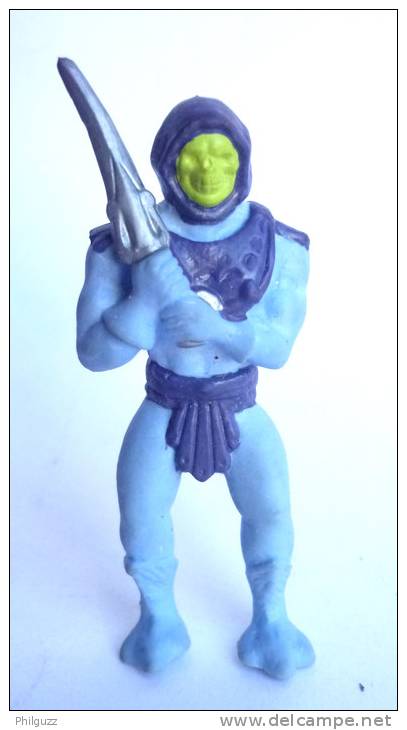 FIGURINE GOMME LES MAITRES DE L'UNIVERS - SKELETOR - 1984 - MDLU - MOTU - ORLY JOUET (1) - Maîtres De L'Univers