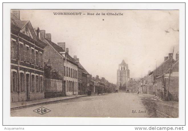 WORMHOUDT - Rue De La Cittadelle - Cartolina FP NV 1918 - Wormhout