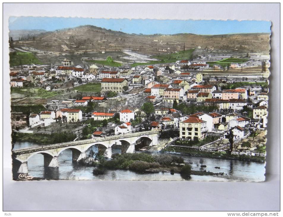 CPSM 43 Haute Loire - RETOURNAC - Vue Générale Et Le Coteau Des Vignes - Retournac