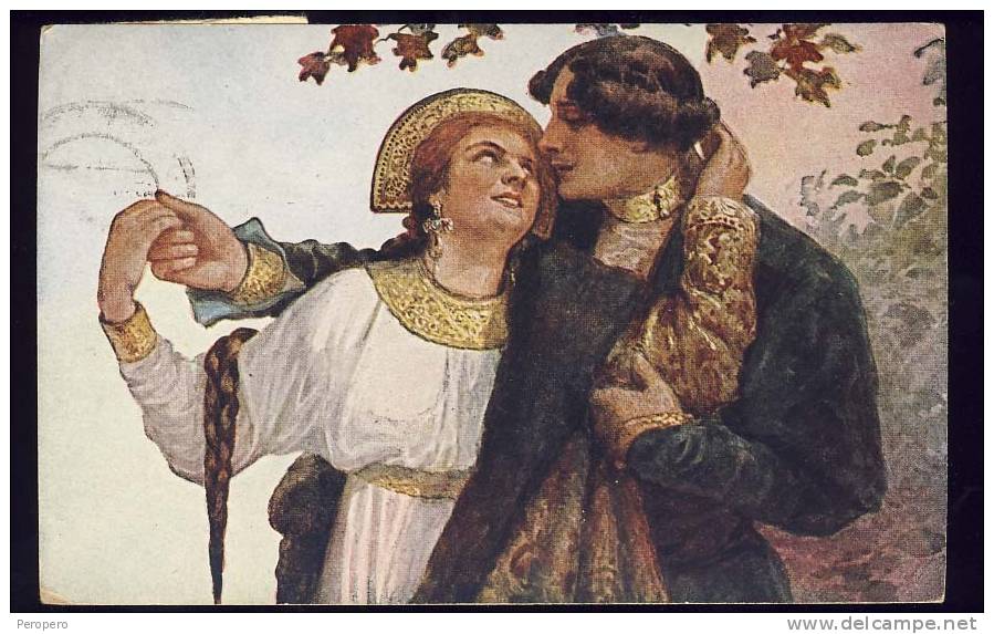 Signed   SOLOMKO   Russia  Artist    1919.        Old Postcard - Solomko, S.