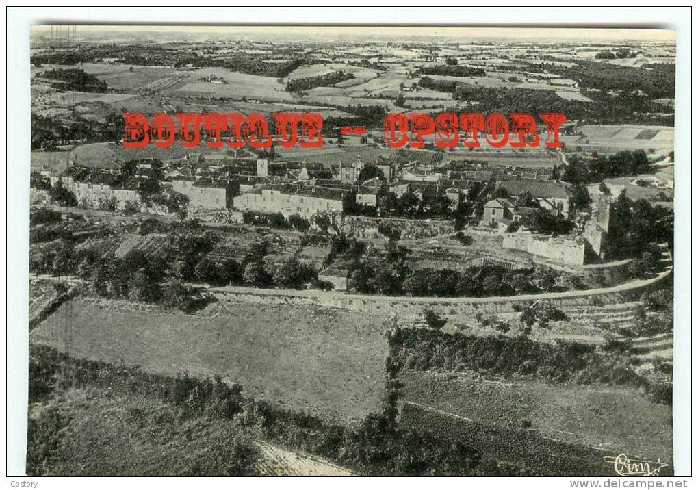 47 - TOURNON D´AGENAIS - Vue Générale Aérienne Et Route Du Tour De Ville - Dos Scané - Tournon D'Agenais