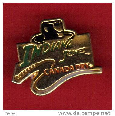 24213-pin's Indiana Jones.canada Dry.cinema.boisson.signé TM Et LFL - Kino