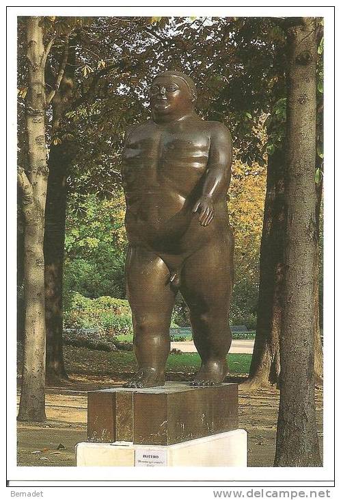 HOMME QUI MARCHE ... FERNANDO BOTERO - Sculture