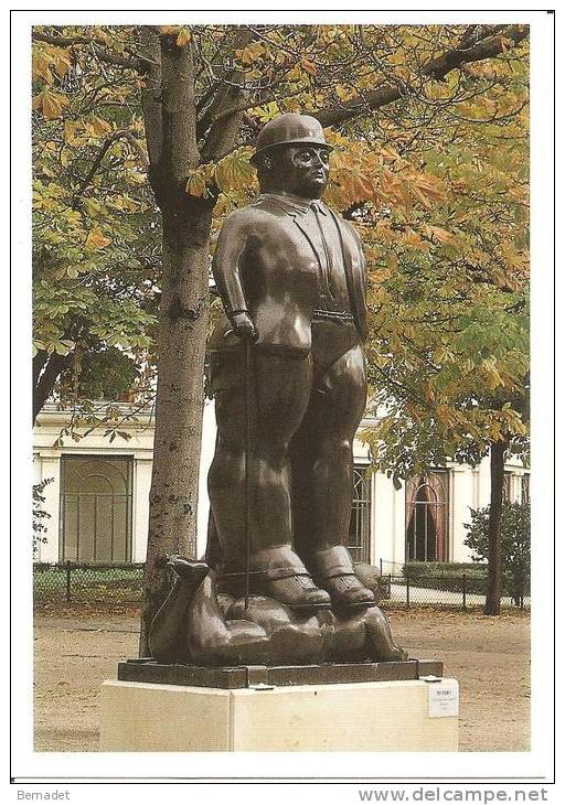 HOMME AVEC CANNE  .. FERNANDO BOTERO - Sculptures