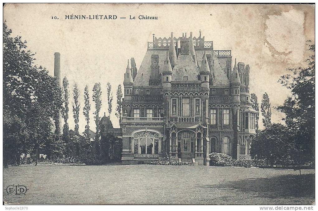 NORD-PAS DE CALAIS - 62 - HENIN LIETARD - HENIN BEAUMONT - Le Château - Henin-Beaumont