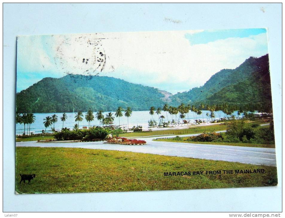 Carte Postale Ancienne : TRINIDAD : Maracas Beach - Trinidad