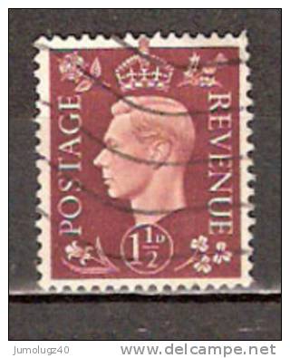 Timbre Grande Bretagne Y&T N° 211 (1). Oblitéré. Cote 0.15 € - Used Stamps