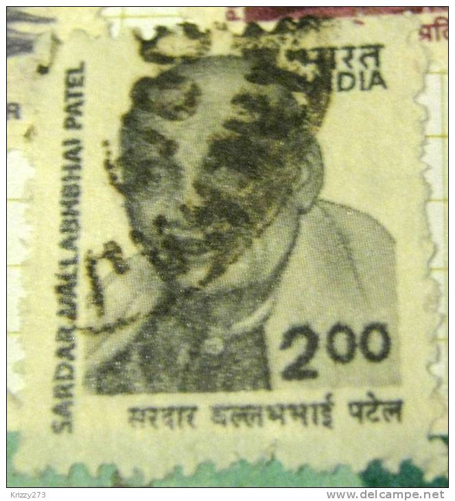 India 2000 Sardar Vallabhbhai Patel 2.00 - Used - Used Stamps