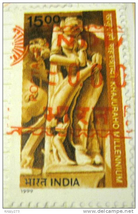 India 1999 Khajurano Millennium 15.00 - Used - Used Stamps