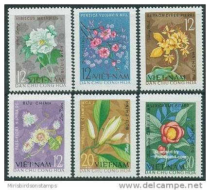 Vietnam North 1964 Flowers MNH - Andere & Zonder Classificatie