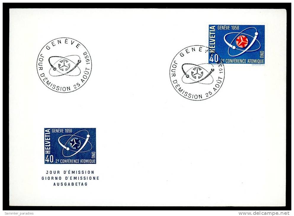 24684) Schweiz - Michel 662 - FDC - Atomkonferenz Der UNO - Wert: 4,00 Mi€ - FDC