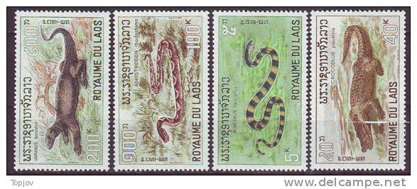 LAOS -  SNAKES  - **MNH - 1968 - Serpents