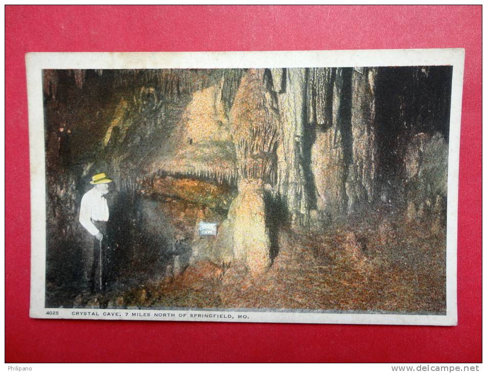 Crystal Cave 7 Miles North Of Springfield Vintage Wb  Ref 649 - Springfield – Missouri