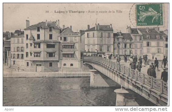 Lagny Thorigny.( Pont Et Entree En Ville ) - Lagny Sur Marne