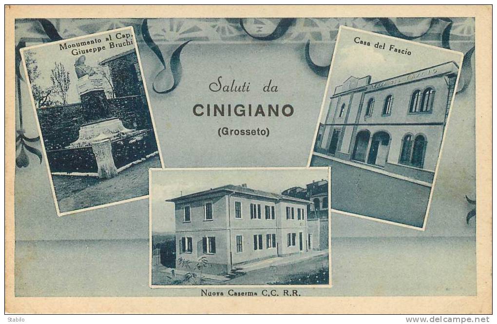 ITALIE - CINIGIANO - SALUTI - Altri & Non Classificati