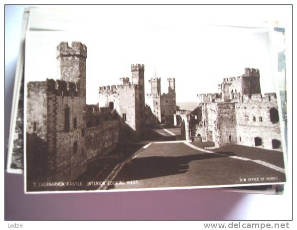 United Kingdom Wales Caernarfon Castle Caernarvon - Caernarvonshire